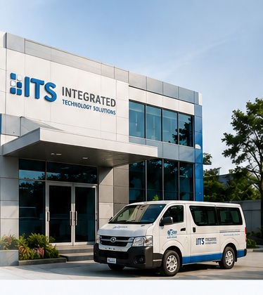 ITS Integrated Technology Solutions office and service vehicle