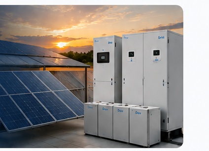 Solar panels and battery storage system